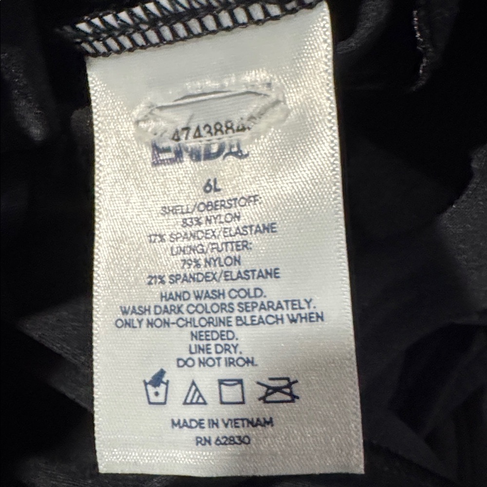 Lands End Tankini black pants me sholder - Picture 9 of 9